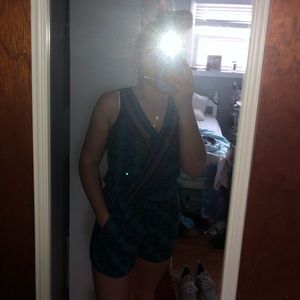 Multi color romper